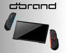 Custodia Dbrand Killswitch Switch 2 con Joy-Con staccati (Fonte: Dbrand con modifiche)