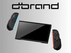 Custodia Dbrand Killswitch Switch 2 con Joy-Con staccati (Fonte: Dbrand con modifiche)