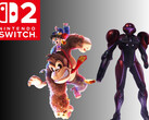 Donkey Kong e Pauline accanto a Samus da Metroid Prime 4: Beyond (Fonte: Nintendo of America con modifiche)