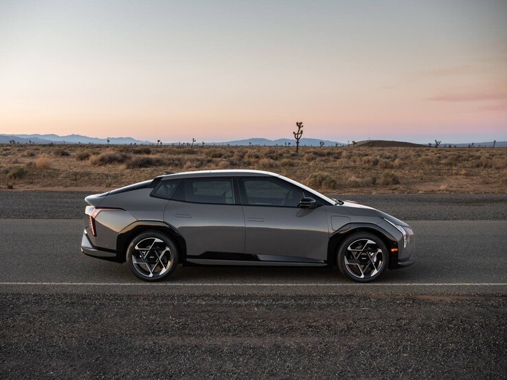 La berlina completamente elettrica Kia EV4. (Fonte: Kia)