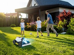 Il tosaerba robotico Mammotion Luba mini AWD LiDAR sarà lanciato a breve. (Fonte: Mammotion)