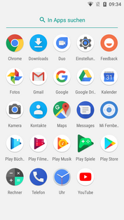 Android One menu principale