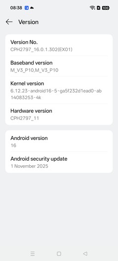Software di Oppo Find X9 