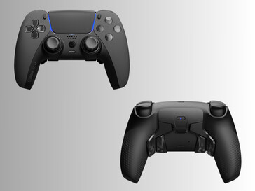 Il controller ad effetto Hall Scuf Reflex Pro davanti e dietro (fonte: Scuf Gaming)