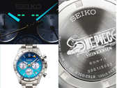 Il nuovo cronografo Seiko x One Piece Shinkansen: tre diverse immagini.