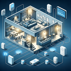 La polizia di Los Angeles raccomanda sistemi di sicurezza domestica cablati per contrastare i ladri organizzati che utilizzano i disturbatori Wi-Fi. (Fonte: Immagine generata dall'AI Dall-E 3)
