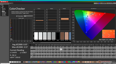 ColorChecker prima della calibrazione