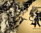 Un banner che annuncia il 40° anniversario di Castlevania