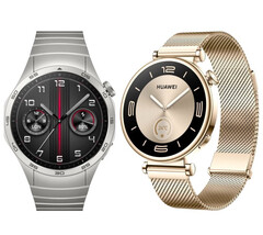 Il Watch GT 4 nelle versioni da 41 e 46 mm. (Fonte: Huawei)
