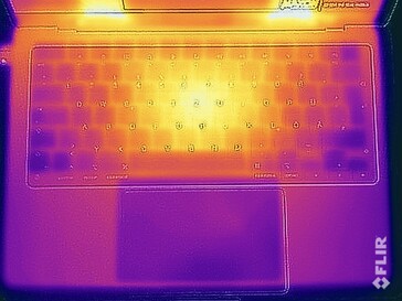 Stresstest (Oberseite) di Oberflächentemperaturen