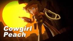 La Principessa Peach indossa un cappello da cowboy e degli stivali per la sua prossima avventura in Princess Peach: Showtime! (Immagine via Nintendo of America)