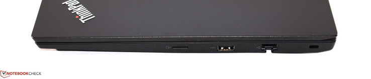 slot MicroSD, USB Typ A 2.0, Ethernet, Kensington-Lock