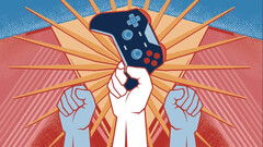 Un'immagine grafica per la manifestazione «Save our Devs»