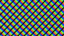 Visualizzazione del subpixel in una tipica matrice RGB