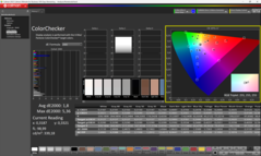 ColorChecker prima della calibrazione