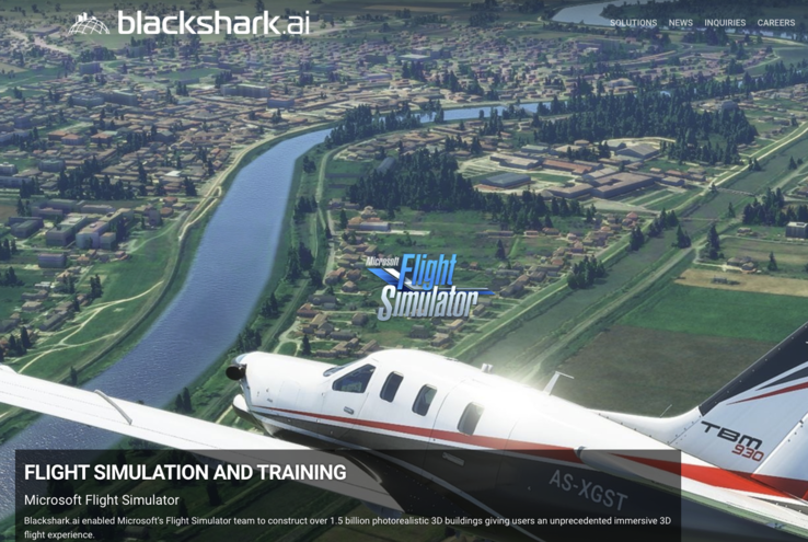 Blackshark.ai vanta che MS Flight Simulator utilizza oltre 1,5 miliardi di costrutti generativi dell'intelligenza artificiale. (Fonte: Blackshark.ai)