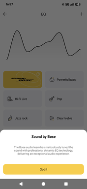 Preset di equalizzazione: L'unica parte in cui è stata coinvolta Bose?