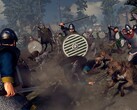 Un'immagine che mostra due eserciti in «A Total War Saga: Thrones of Britannia», attualmente in vendita su Steam.