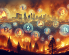 Incendi in California: si accettano donazioni in criptovaluta per aiutare le vittime (Fonte: AI generated)