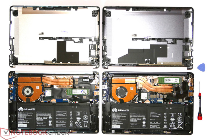 Versione AMD a sinistra, CPU Intel e configurazione GPU Nvidia a destra