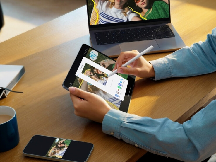 L'Oppo Pad 5 offre anche il supporto per la penna.