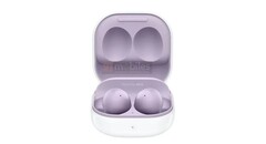 Un fresco rendering di Galaxy Buds2. (Fonte: 91Mobiles)