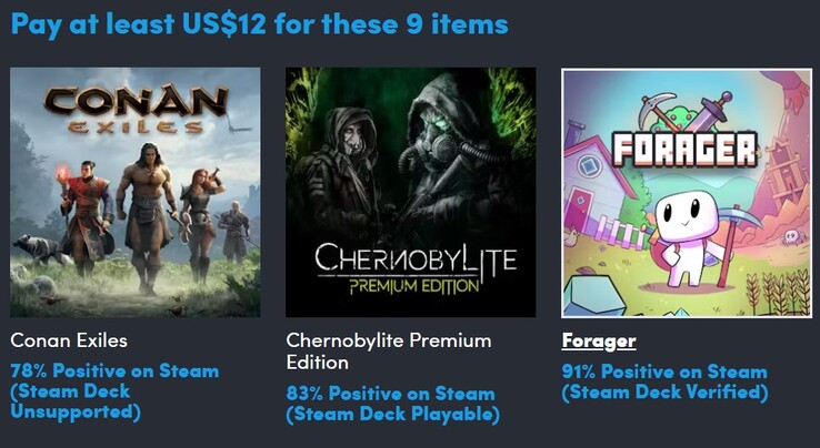 Immagine decorativa. Pagando 12 dollari si ottengono tutti i 9 giochi (Fonte: Humble Bundle)