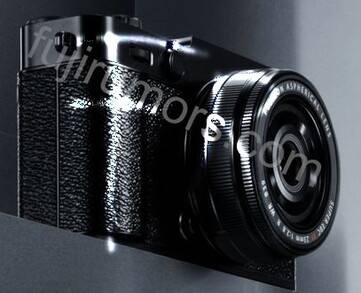 Fujifilm X-E5 in nero. (Fonte: Fuji Rumors) 