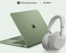 Microsoft Surface e Sony WH-1000XM6