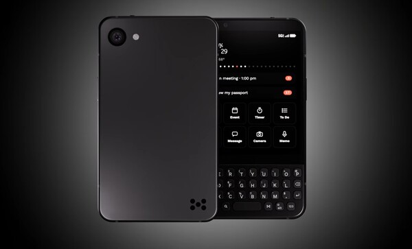 Il Minimal Phone 2 sarà disponibile nei colori nero e argento.