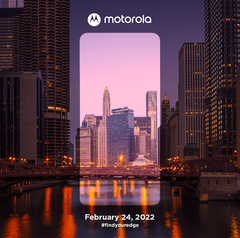 Motorola ospiterà il suo prossimo evento Moto e Edge il 24 febbraio. (Fonte immagine: Motorola)
