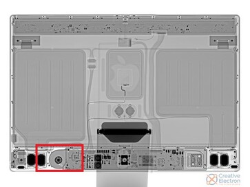 Apple iMac 24 con ventola singola. (Fonte: Creative Electron)