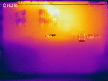 Distribuzione del calore - Lato inferiore (sotto sforzo)