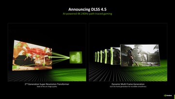 Nvidia DLSS 4.5 con il modello Transformer di seconda generazione. (Fonte immagine: Nvidia)