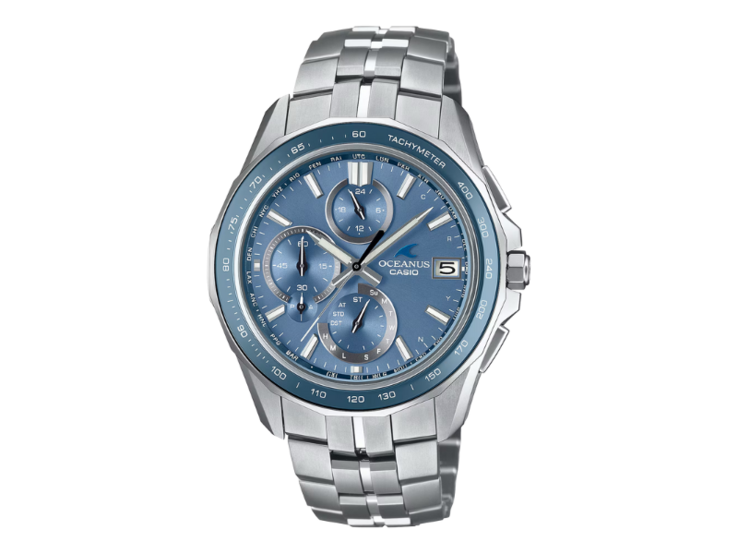 L'orologio Casio Oceanus OCWS7000E-2A Manta. (Fonte: Casio)