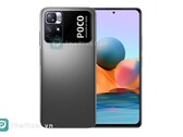 Il POCO M4 Pro 5G ha un vasto logo POCO blasonato sul suo pannello posteriore. (Fonte: The Pixel)