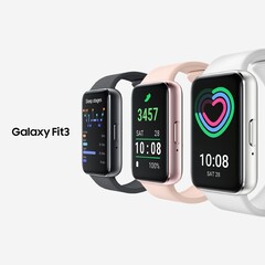 Galaxy Fit 3 è l&#039;ultimo fitness tracker di Samsung e un&#039;alternativa più economica allo smartwatch Galaxy Watch. (Fonte: Samsung)