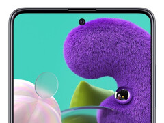 Un dettaglio del notch del Galaxy A51