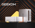 Il Geekom A9 Mega contiene un piccolo scanner di impronte digitali incorporato nel pulsante di accensione. (Fonte: Geekom)