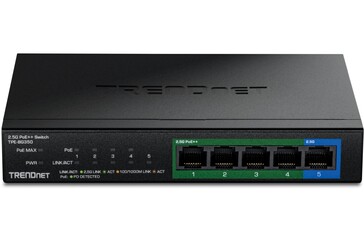 Lo switch multi-gigabit TPE-BG350 senza ventola di Trendnet è dotato di un robusto involucro metallico