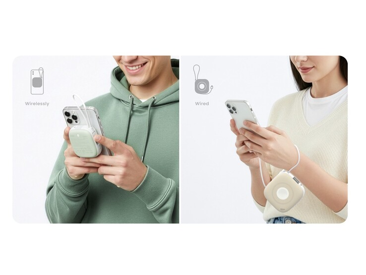 Il power bank Silicon Power MP10 supporta la ricarica con e senza fili. (Fonte: Silicon Power)