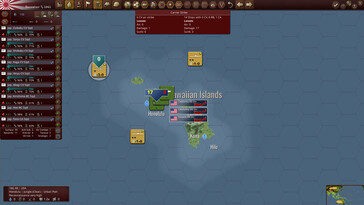 Nella foto: uno screenshot di gioco tratto da Warplan Pacific.