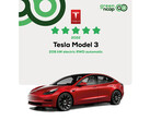 La Model 3 ha ottenuto un'efficienza di 21,1 kWh/100km nel test in autostrada (immagine: Green NCAP)