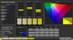 CalMAN: Saturazione (calibrata)