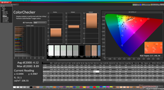 ColorChecker prima della calibrazione