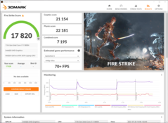 Fire Strike in modalità Gaming con il driver Studio