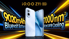 L'iQoo Z11 dispone di un'enorme batteria da 9.020 mAh 