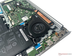 Il VivoBook 15 KM513 utilizza un sistema di raffreddamento a singola ventola e singolo tubo di calore