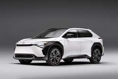 La Toyota bZ4X sarà disponibile nel corso di quest&#039;anno, con un&#039;offerta speciale per i clienti degli Stati Uniti. (Fonte: Toyota)