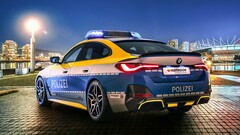 La BMW i4 messa a punto sembra un&#039;auto elettrica adatta per le forze dell&#039;ordine in Europa (Immagine: AC Schnitzer)